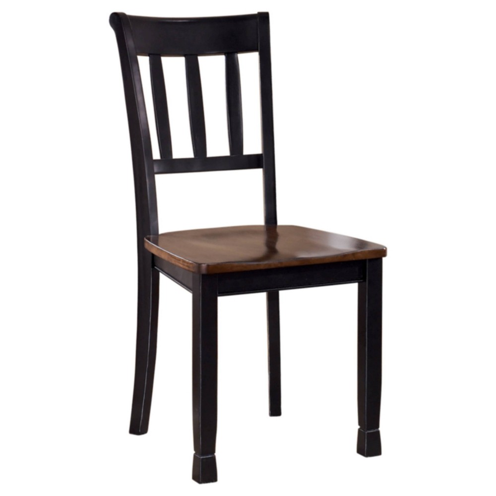 Photos - Chair Ashley 2pc Owingsville Dining Room Side  Brown - Signature Design by 