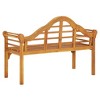 vidaXL Patio Bench 49.2 in. Solid Wood Acacia - 4 of 4