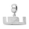 Black Bow Jewelry Sterling Silver Louisiana State Fighting Tigers NCAA Bead Charm - 4 of 4