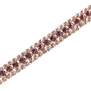 Unique Bargains Jewelry Clothing Shoe Decoration Beaded Trim Rhinestone Chains - 1 of 4