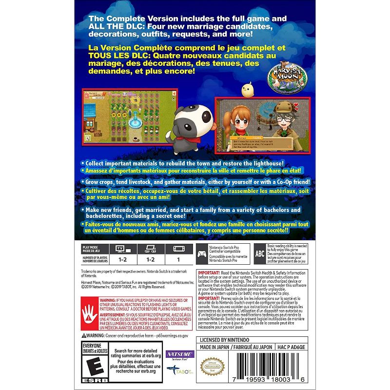 Harvest Moon: Light of Hope SE Complete - Nintendo Switch, 2 of 9