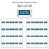 Big Dot of Happiness Happy Passover - Mini Candy Bar Wrapper Stickers - Pesach Holiday Party Small Favors - 40 Count - 3 of 4