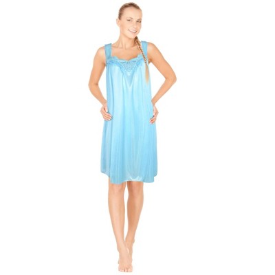 JEFFRICO Womens Sleeveless Nightgowns Sleepwear Soft Pajama Dress Nightshirts