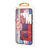 Reiko Samsung Galaxy S8 Embossed Wood Pattern Design TPU Case with Multi-Letter - 4 of 4