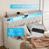 KTMBDW Full/Queen Size Bed Frame with Storage Headboard and 4 Drawer, Bed Frame Platform with Charging Station, No Box Spring Needed - 4 of 4