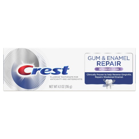 Crest Gum & Enamel Repair Toothpaste - Intensive Clean - 4.1oz - image 1 of 4