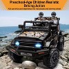 12V Kids Ride-On Car Truck with Remote Control, Battery Powered Electric Vehicle for Toddlers Ages 1-3, Spring Suspension, LED Lights, Music - 4 of 4