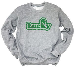 Simply Sage Market Women's Graphic Sweatshirt Lucky Bold - 1 of 3