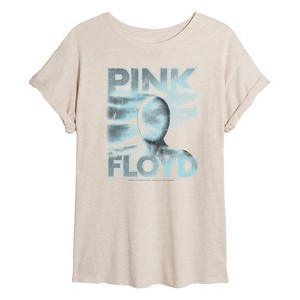 Women's - Pink Floyd - Pink Floyd Cloud Man Oversized Graphic T-Shirt - 1 of 4
