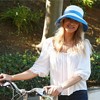 Tirrinia Cotton Bucket Hats for Women, UPF 50+ Sun Protection Cap for Garden, Beach, Travel and Outdoor, Garden Party, Gift for Monther's Day - 2 of 4