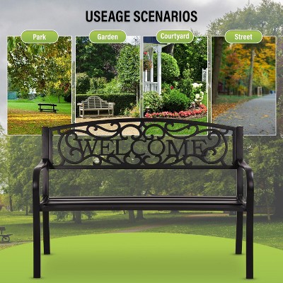 FDW Garden Bench Weatherproof Park Bench