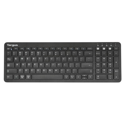 Targus Midsize Multi-device Bluetooth® Antimicrobial Keyboard, Black ...