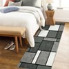COZONY Modern Farmhouse Throw Rug - Washable Non-Slip Low Pile Carpet for Bedroom, Dining Room, Office Home Decor - 2 of 4