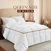 Utopia Deals Queen Comforters All Season Duvet Insert White - 2 of 4