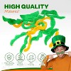 4E's Novelty 48 Pack St. Patrick's Day Mustache Green & Orange Mustaches Bulk Fake Beard Self Adhesive St Patrick Accessory Party Favor Supply - 4 of 4
