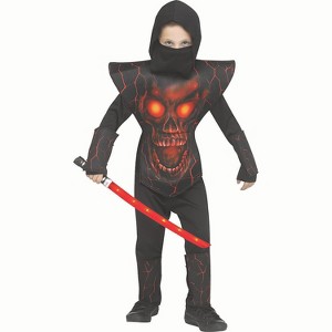 Fun World Boys' Demon Ninja Costume Costume - 1 of 2