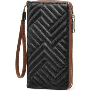 BEAFUP RFID Women’s Wallet - Large Capacity Vegan Leather Clutch Purse with Detachable Wristlet for Everyday Use,Travel,and Commuting - 1 of 4
