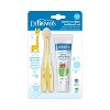Dr. Brown's Infant-to-Toddler Training Toothbrush & Fluoride-Free Baby Toothpaste Strawberry Flavor - 0-3 years - Giraffe - 2 of 4