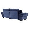 JUJABU 84'' Corduroy Sleeper Loveseat Sofa with Pillows and Comfy Upholstered for Bedroom, Living Room & More - 4 of 4