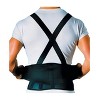 Sport Aid 9 Back Belt With Suspenders 2XL Black - 2 of 2