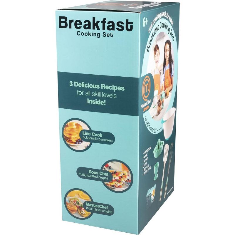 Jazwares MasterChef Junior Breakfast Cooking Set - Kit Includes Real Cooking Tools for Kids and Recipes  6pc, 3 of 5