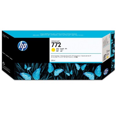 HP Inc. 772 300-ml Yellow DesignJet Ink Cartridge, CN630A