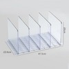 Transparent Handbag Purse Bag Divider Shelf With 5 Compartments Multipurpose Removable Closet Organizer - 2 of 4