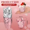 Unique Bargains Disposable Greaseproof Aluminum Foil Tulip Baking Cups 3.1 Inch 100 Pcs - 2 of 4