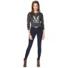 Aeropostale Womens Bunny Crop Sweatshirt - 2 of 2