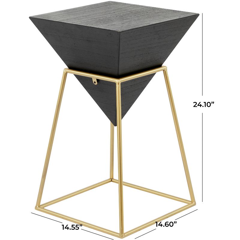 Modern Wood Accent Table Black - Olivia &#38; May, 6 of 7