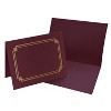 Great Papers Premium Textured Certificate Holder Burgundy 939503 - 2 of 3