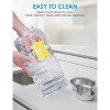 Easy-Clean Automatic Pet Water Dispenser with Wide Mouth & Stainless Steel Bowl, Gravity Refill for Cats, Dogs - 3 of 4
