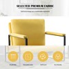 MAYEERTY 26.8 Inch +49.2 Inch 2 Pieces Accent Armchair - Padded Square Arms, Sturdy Metal Frame, Compressed Cushions - 3 of 4
