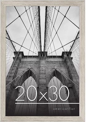 Americanflat 20x30 Poster Frame In Light Wood With Polished Plexiglass ...