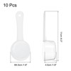 Unique Bargains Plastic Disposable Coffee Spices Short Handle Measuring Spoons 10 Pcs - 2 of 4