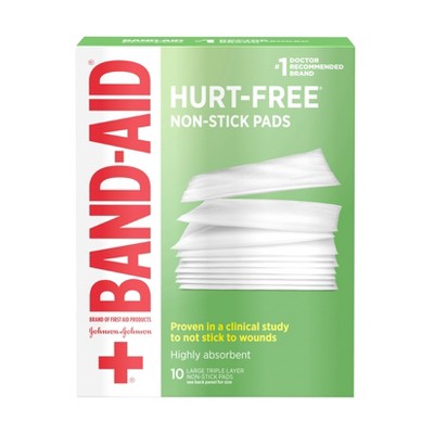 Band-aid Large Non Stick Pads - 10ct : Target