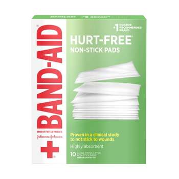 Band-Aid Large Non Stick Pads - 10ct