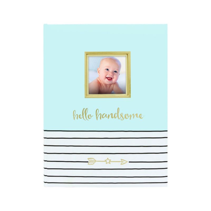 Pearhead Hello Handsome Baby Memory Book - Blue, 1 of 8