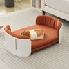 Bencmate Pet Bed Scandinavian Style Cat Couch with Removable Cover Elevated Design for Indoor Cats, Multicolor, 33.46"*20.07"*10.23" - 3 of 4
