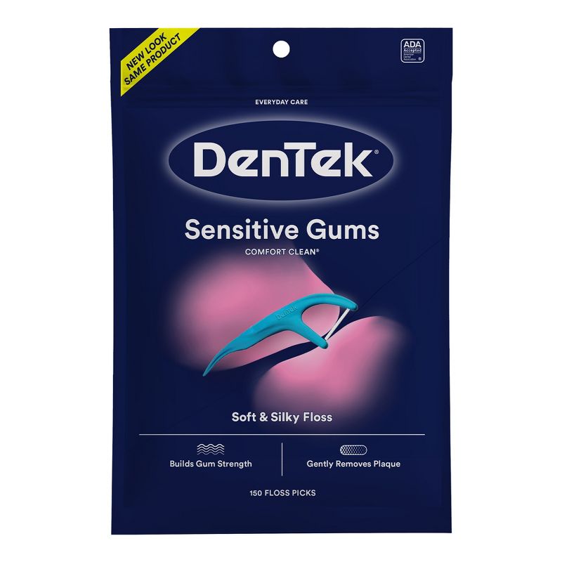 DenTek Comfort Clean Floss Picks For Sensitive Gums - 150ct, 1 of 10
