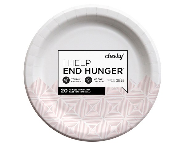 Cheeky  10" Plates - Blockprint