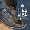 The Original Stretchlace Round Elastic Shoelace for Dress Shoes - Black - 3 of 4