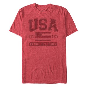 Men's Lost Gods Fourth of July Land of Free T-Shirt - 1 of 4