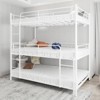 CAVINAS 75.98"Heavy-duty Triple Loft Bed with Built-in Ladder,Twin Bed Frame with Full-length Railing,Modern Bunk Bed for Teen & Adults - 3 of 4