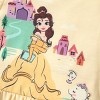 Disney Princess Belle Moana Rapunzel Toddler Girl Cute Outfit T-Shirt and Striped Leggings Clothing Sets - 4 of 4