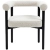 Meridian Furniture,Hyatt Boucle Fabric Dining Chair - 4 of 4