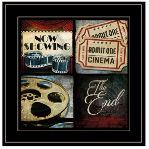 "At the Movies I" By Mollie B, Ready to Hang Framed Print, Black Frame - 1 of 1