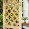 Resenkos Garden Bench, Patio Bench,Patio Garden Bench, Wooden Bench, Outdoor Bench for Vines/Climbing Plants, Natural - 2 of 4