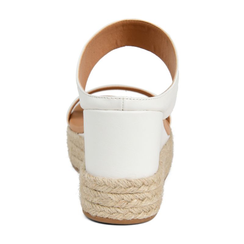 Journee Collection Womens Alissa Tru Comfort Foam Wedge Heel Espadrille Sandals, 4 of 12