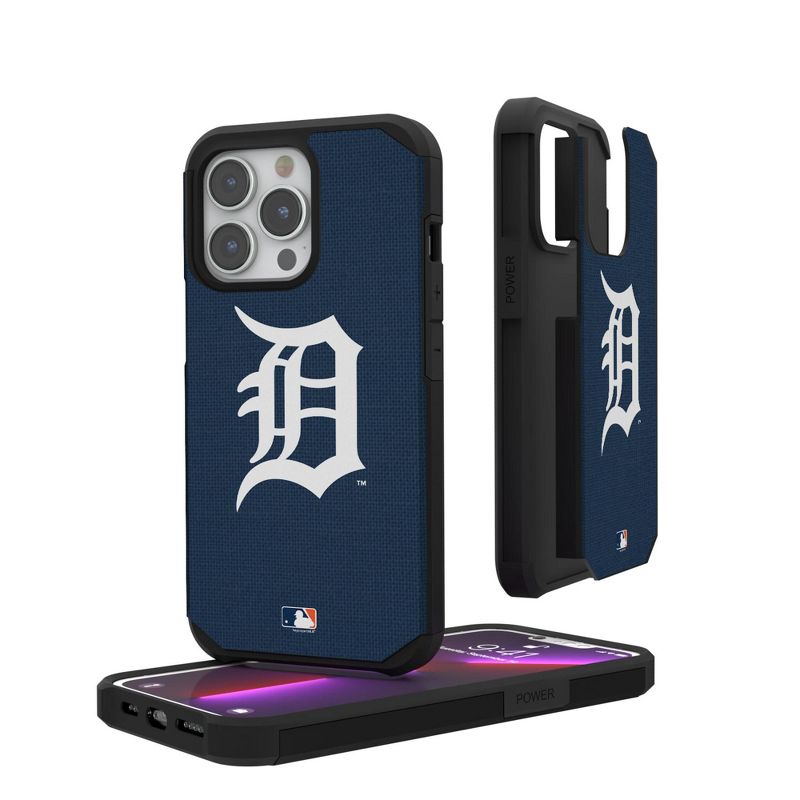 Keyscaper Detroit Tigers Solid Rugged Phone Case, 1 of 2